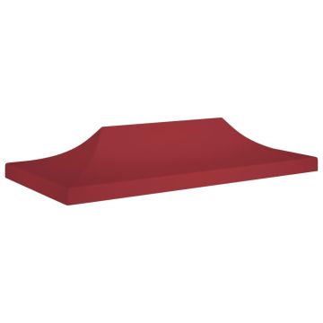 Gossi acoperis pentru cort de petrecere, visiniu, 6 x 3 m, 270 g/m2