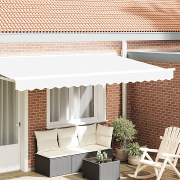 Gossi baldachin valance pentru cadru 4 m alb 3.8x0.2 m
