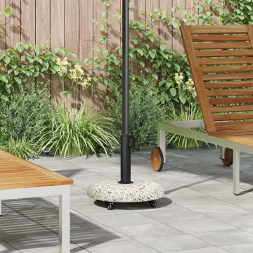 Gossi baza de parasol cu roti pentru stalpi de 37/42/52/58mm multicolor beton