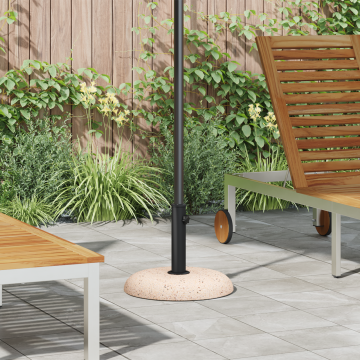 Gossi baza pentru parasol pentru stalpi de 37/42/52/58mm beton galben 20 kg