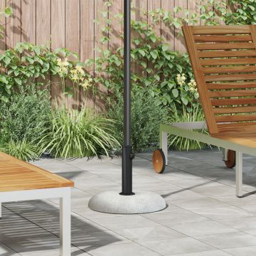 Gossi baza pentru parasol pentru stalpi de 37/42/52/58mm gri deschis beton 20 kg