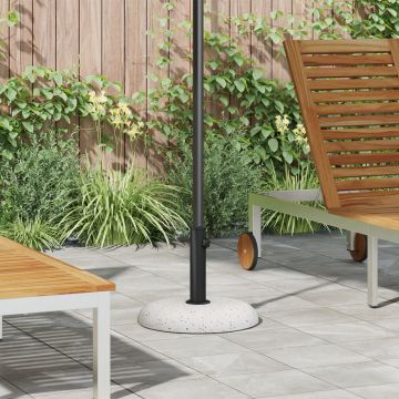 Gossi baza pentru umbrele pentru stalpi de 37/42/52/58 mm beton alb 20 kg