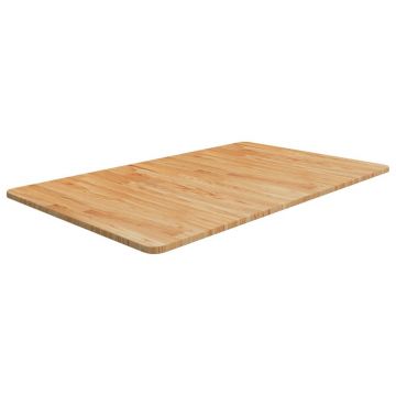 Gossi blat de baie, maro deschis, 100x60x1,5 cm, lemn masiv tratat