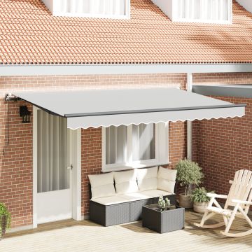 Gossi cadru de copertina retractabil manual 4x2 cm metal