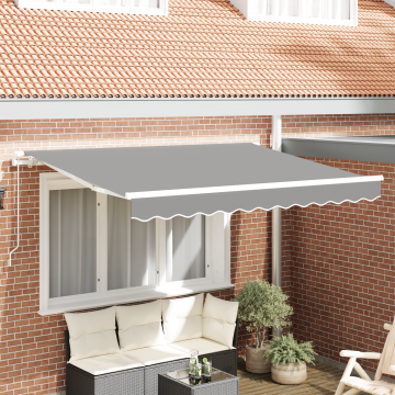 Gossi cadru de pergola retractabil manual 2.5x2 cm metal
