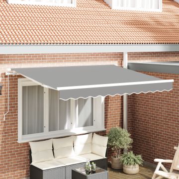 Gossi cadru pentru pergola retractabil manual de 3.5x2 cm metalic