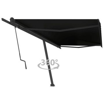Gossi copertina autonoma retractabila automat, antracit, 500x350 cm