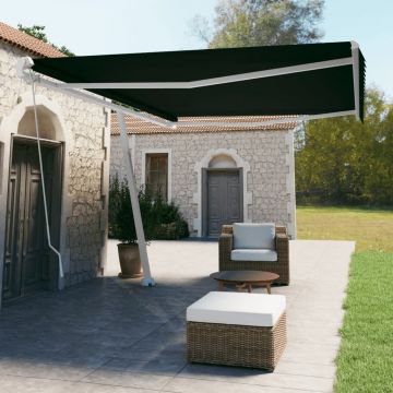 Gossi copertina autonoma retractabila manual, antracit, 500x350 cm