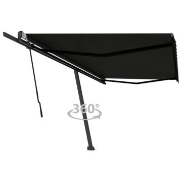 Gossi copertina autonoma retractabila manual, antracit, 500x350 cm