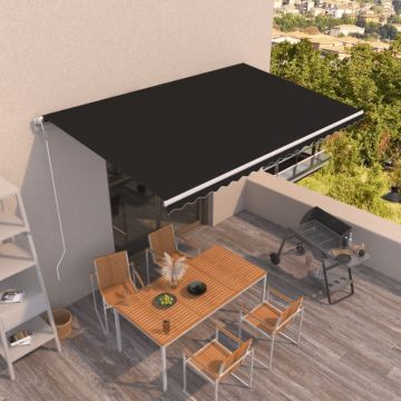Gossi copertina retractabila automat, antracit, 500x350 cm