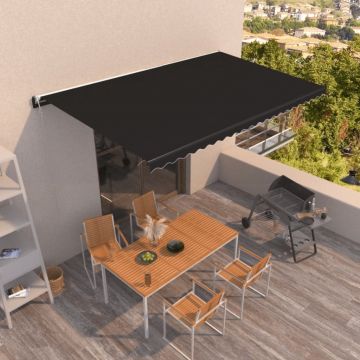 Gossi copertina retractabila automat, antracit, 500x350 cm