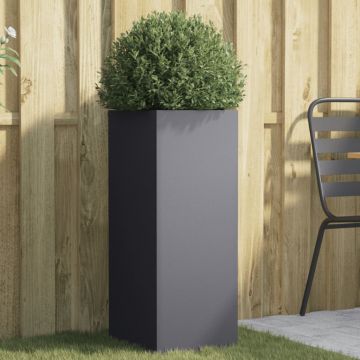 Gossi jardiniera, antracit, 32x29x75 cm, otel laminat la rece