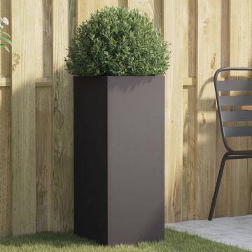 Gossi jardiniera, negru, 32x29x75 cm, otel