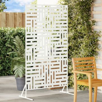 Gossi panou mare de gard metalic alb otel vopsit electrostatic