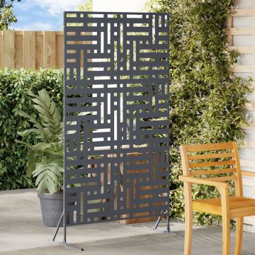Gossi panou metalic de gard antracit metal mare durabil panou de gard