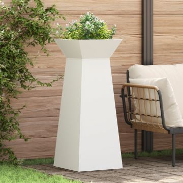 Gossi suport de plante conic alb plastic mare insertii decorative