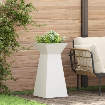 Gossi suport pentru plante alb plastic 35 x 35 x 73 cm
