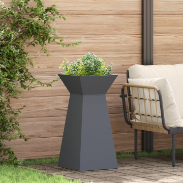 Gossi suport pentru plante antracit plastic 35 x 35 x 73 cm ghivece