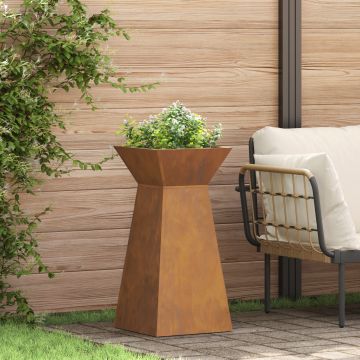 Gossi suport pentru plante otel vechi 35 x 35 x 73 cm durabil