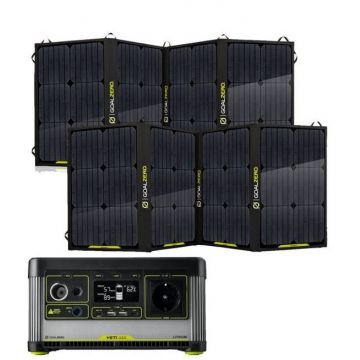 Kit Generator Solar Portabil 300W 505Wh Goal Zero Yeti 500X + panou 100W (2x)