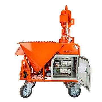 Masina de tencuit Energo E3, monofazata, 4300 W, capacitate 130 litri, inaltime 155 cm