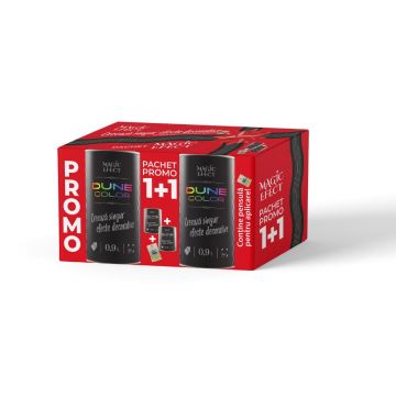 Pachet vopsea efect decorativ Magic Efect Dune Ruby Red 19, 1 + 1 gratis, pensula inclusa