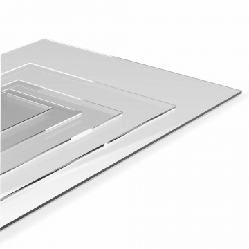 Placa PMMA Daroni, transparent, 1025 x 1015 x 2 mm