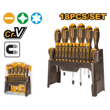 Surubelnite Precizie Set CR-V 18pcs INGCO HKSD1828