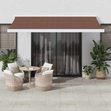 Gossi copertina retractabila automat, maro, 400x300 cm