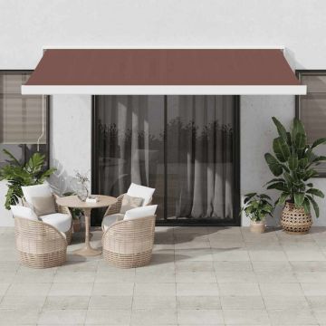 Gossi copertina retractabila automat, maro, 450x300 cm