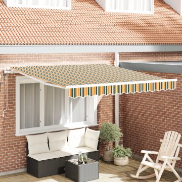 Gossi marcheaza retractabila automata verde si galben 350x250 cm, Gossi material de inlocuire pentru marcheaza pentru cadru de 3.5x2.5 m verde si galben