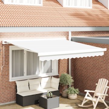 Gossi marchiza manuala retractabila alb 300x250 cm, Gossi material de inlocuire pentru marchiza 3x2.5 m alb
