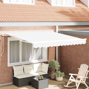 Gossi marchiza manuala retractabila alba 300x250 cm, Gossi fabrica de inlocuire pentru marchiza 3x2,5 m alba