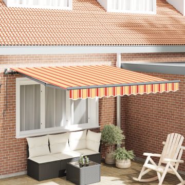Gossi marchiza manuala retractabila galbena si portocalie 300x250 cm