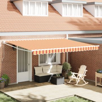 Gossi marchiza manuala retractabila galbena si portocalie 450x300 cm