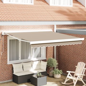 Gossi marchiza retractabila automata bej 300x250 cm, Gossi material de inlocuire pentru marchiza 3x2.5 m bej