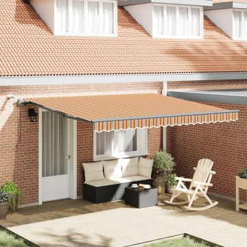 Gossi marchiza retractabila automata cu dungi led multicolore 400x300 cm