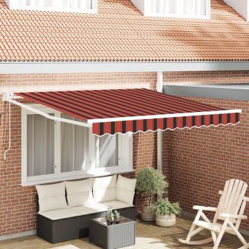 Gossi marchiza retractabila automata portocalie si maro 350x250 cm