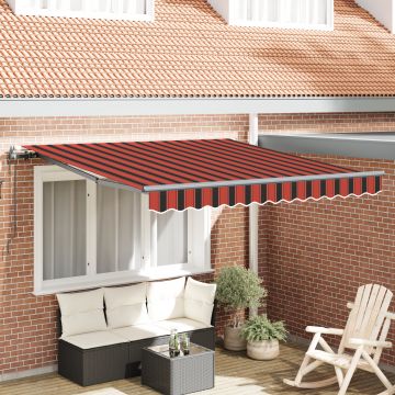 Gossi marchiza retractabila automata portocalie si maronie 350x250 cm