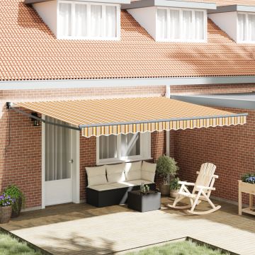 Gossi marchiza retractabila cu dungi multicolore 450x300 cm