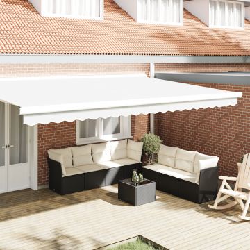Gossi marchiza valance pentru cadru de 5 m alb 4.8x0.2 m