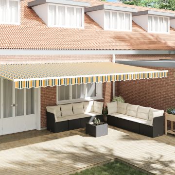 Gossi marchiza valance pentru cadru de 6 m verde si galben 5.8x0.2 m