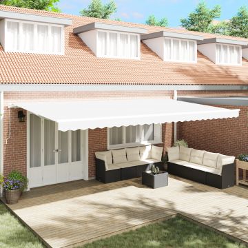 Gossi material de inlocuire a marchizei pentru cadru de 6x3 m alb