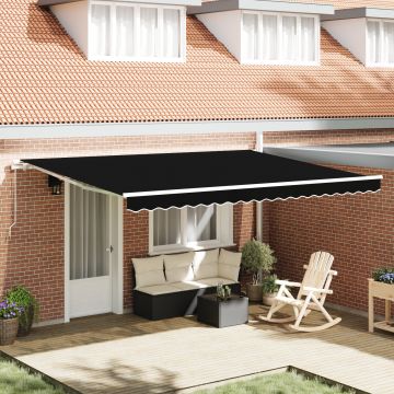 Gossi material de inlocuire pentru marchiza cadru 4.5x3 m negru