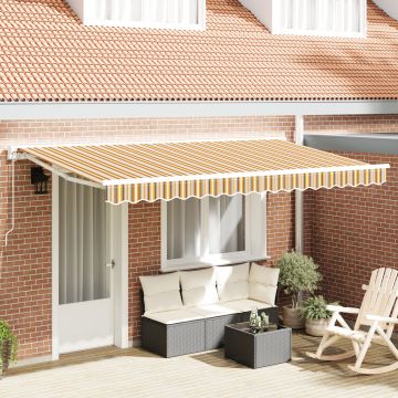 Gossi material de inlocuire pentru marchiza pentru cadru de 4x2 m cu design multicolor in dungi