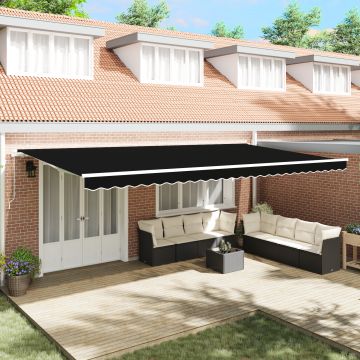 Gossi material de inlocuire pentru marchiza pentru cadru de 6x3 m negru