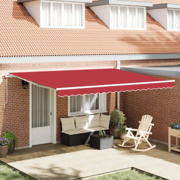 Gossi material de inlocuire pentru marciza pentru cadru de 4.5x3 m rosu