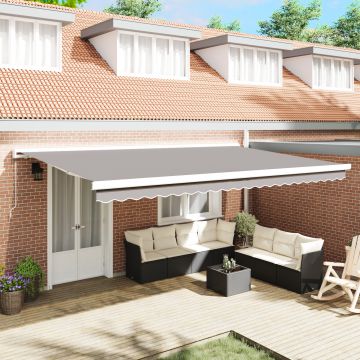 Gossi material de rezerva pentru umbra pentru cadru de 5x3.5 m gri deschis