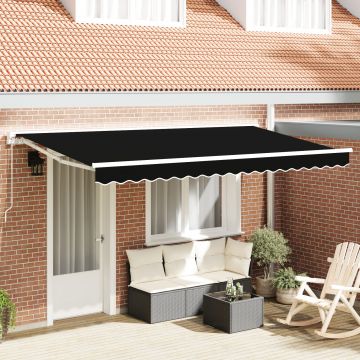Gossi material pentru marchiza de schimb pentru cadru de 4x2 m negru