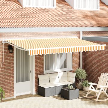 Gossi material pentru marchiza pentru cadru de 4x2 m galben si alb